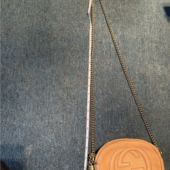 Gucci Brown Leather Crossbody with Tassel - Picture 8 of 9